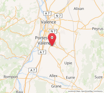Map of Beauvallon, Auvergne-Rhône-Alpes