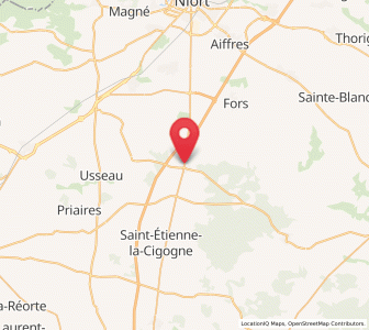 Map of Beauvoir-sur-Niort, Nouvelle-Aquitaine