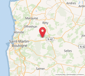 Map of Belle-et-Houllefort, Hauts-de-France