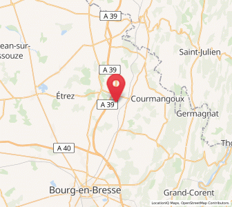 Map of Bény, Auvergne-Rhône-Alpes