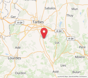 Map of Bernac-Debat, Occitanie