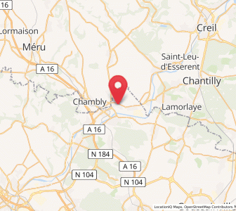 Map of Bernes-sur-Oise, Île-de-France