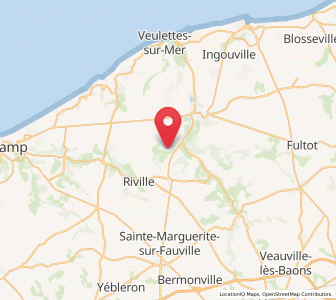 Map of Bertheauville, Normandy