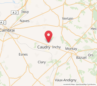 Map of Béthencourt, Hauts-de-France