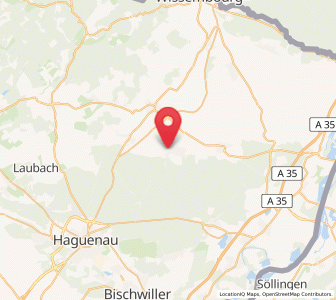 Map of Betschdorf, Grand Est