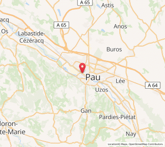Map of Billère, Nouvelle-Aquitaine