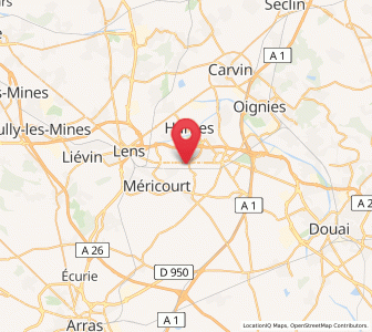 Map of Billy-Montigny, Hauts-de-France