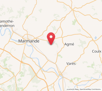 Map of Birac-sur-Trec, Nouvelle-Aquitaine