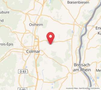 Map of Bischwihr, Grand Est