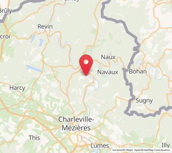 Map of Bogny-sur-Meuse, Grand Est