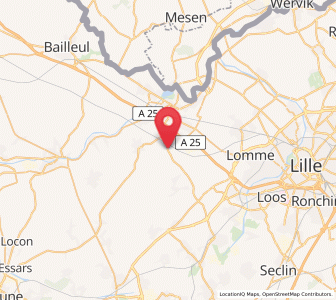 Map of Bois-Grenier, Hauts-de-France