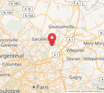 Map of Bonneuil-en-France, Île-de-France