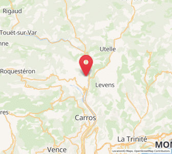 Map of Bonson, Provence-Alpes-Côte d'Azur