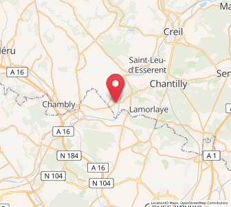 Map of Boran-sur-Oise, Hauts-de-France