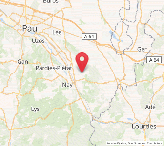 Map of Bordères, Nouvelle-Aquitaine