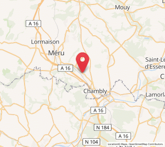 Map of Bornel, Hauts-de-France