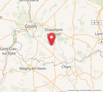 Map of Boubiers, Hauts-de-France