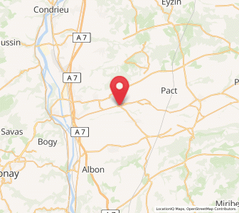 Map of Bougé-Chambalud, Auvergne-Rhône-Alpes