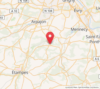 Map of Bouray-sur-Juine, Île-de-France