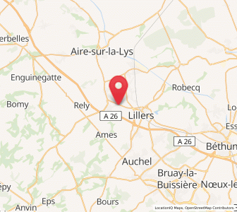 Map of Bourecq, Hauts-de-France