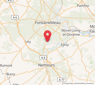 Map of Bourron-Marlotte, Île-de-France