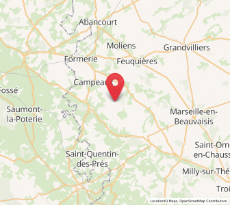 Map of Boutavent, Hauts-de-France