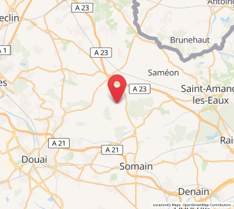 Map of Bouvignies, Hauts-de-France