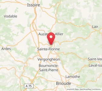 Map of Brassac-les-Mines, Auvergne-Rhône-Alpes