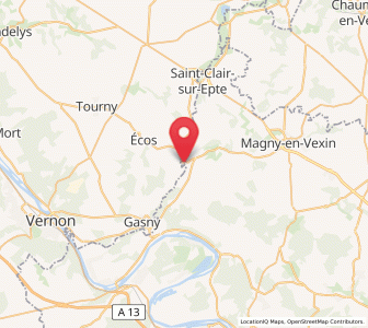 Map of Bray-et-Lû, Île-de-France