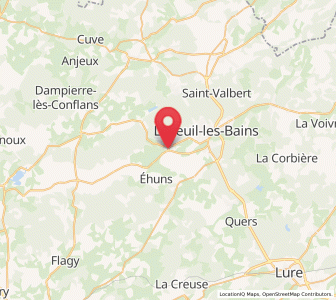 Map of Breuches, Bourgogne-Franche-Comté