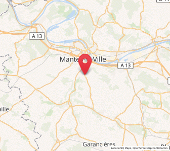 Map of Breuil-Bois-Robert, Île-de-France