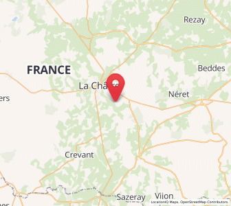 Map of Briantes, Centre