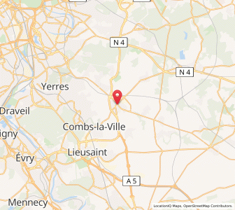 Map of Brie-Comte-Robert, Île-de-France