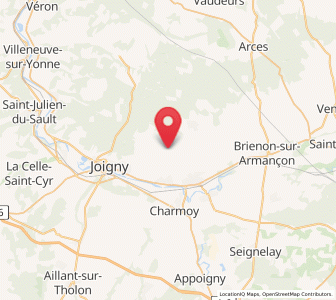Map of Brion, Bourgogne-Franche-Comté