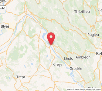 Map of Briord, Auvergne-Rhône-Alpes