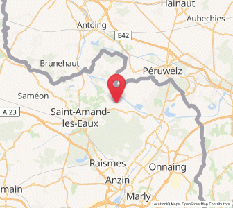 Map of Bruille-Saint-Amand, Hauts-de-France