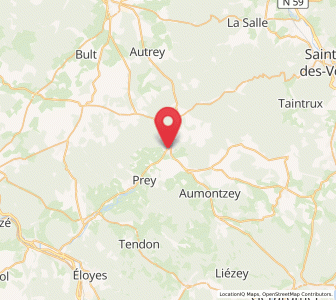 Map of Bruyères, Grand Est