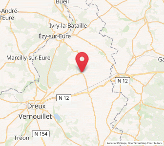 Map of Bû, Centre