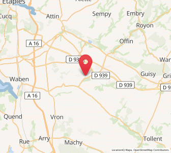 Map of Buire-le-Sec, Hauts-de-France