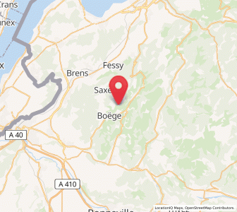 Map of Burdignin, Auvergne-Rhône-Alpes