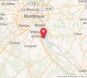 Map of Cadaujac, Nouvelle-Aquitaine