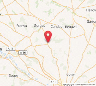 Map of Canaples, Hauts-de-France