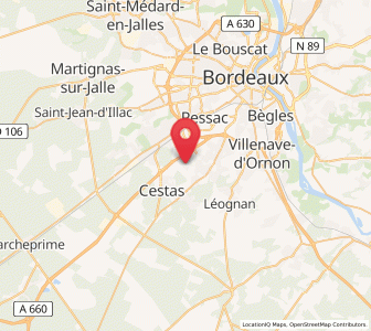 Map of Canéjan, Nouvelle-Aquitaine