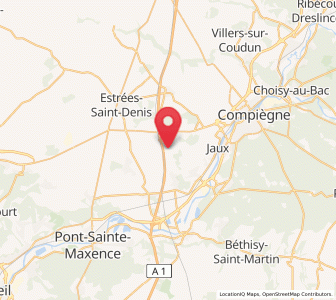 Map of Canly, Hauts-de-France