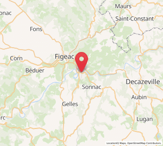Map of Capdenac-Gare, Occitanie