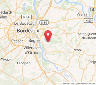 Map of Carignan-de-Bordeaux, Nouvelle-Aquitaine
