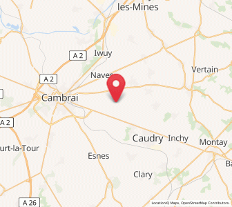 Map of Carnières, Hauts-de-France