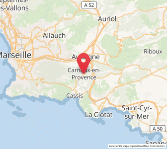 Map of Carnoux-en-Provence, Provence-Alpes-Côte d'Azur