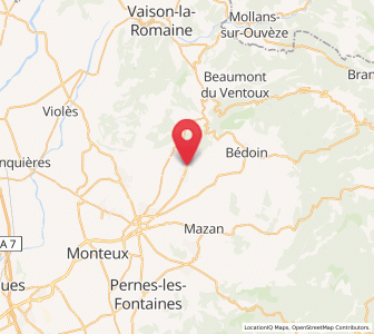 Map of Caromb, Provence-Alpes-Côte d'Azur