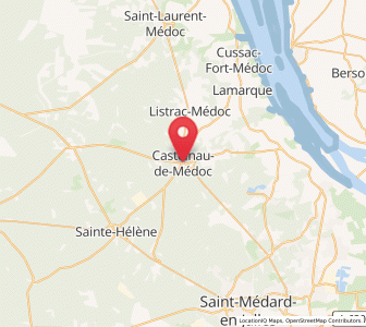 Map of Castelnau-de-Médoc, Nouvelle-Aquitaine
